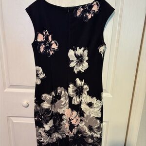 Navy Floral Dress